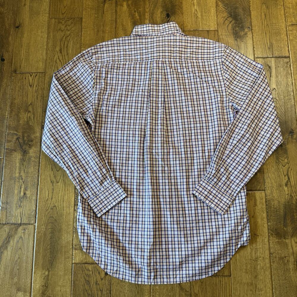 Vineyard Vines Shirt Mens Sz M Long Sleeve Button Down Plaid Slim Fit Tucker - Picture 5 of 5
